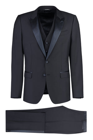 Wool and silk Three-pieces suit-0
